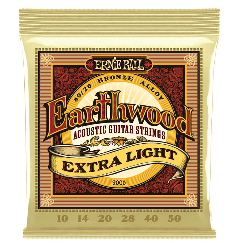 Ernie Ball Earthwood 80/20 Acoustic Strings - Extra Light 10-50 image 1