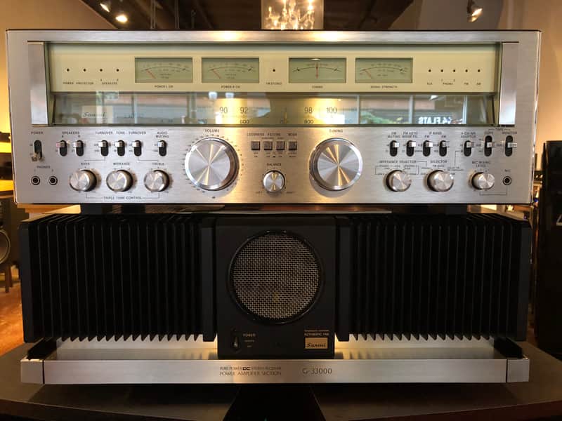 Sansui G-33000 Stereo Receiver; Mint condition; Inc Original Manual & Receipt image 1