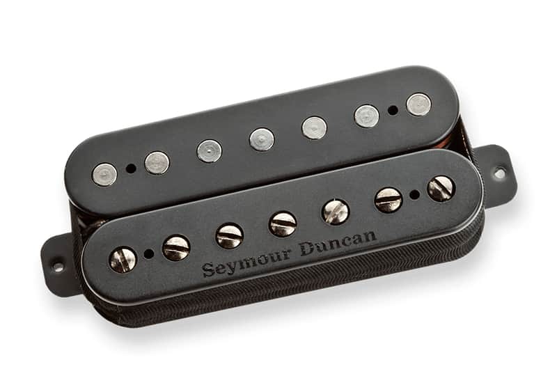 Seymour Duncan 7-String Pegasus Bridge Passive Mount 11102-95-P-BLK-7str - Seymour Duncan 7-String Pegasus Bridge Passive Mount 11102-95-P-BLK-7str / Bridge / Black image 1