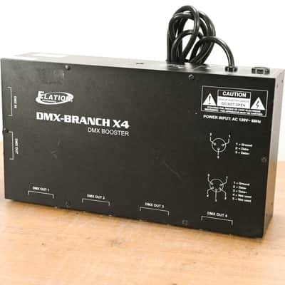 Elation DMX-Branch/4 4-Way 3-pin and 5-pin DMX Distributor CG011S4 image 4
