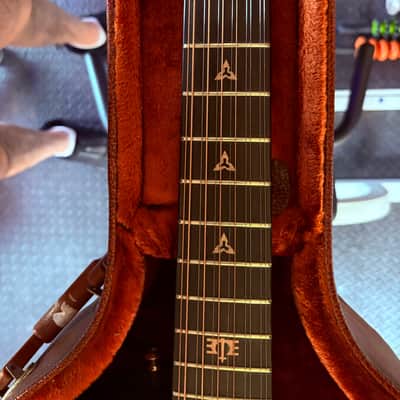Adamas Melissa Etheridge signature 2001 Ruby Burst 12 string USA image 3