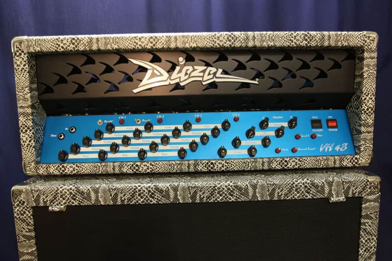 Diezel VH4S Stereo 4-Channel 2x50-Watt / Side Guitar Amp Head / Blueface image 1