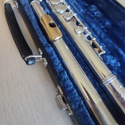 Gemeinhardt 50 Series - Gold Lip Plate Silver Plated image 2