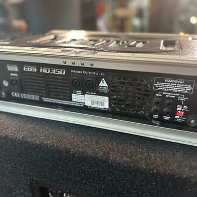 EBS HD350 Bass Amp Head With NEO 115 & NEO 210 Evolution Neoline Pro Speakers mid 2000s ish - Rack Mounted & Carpeted image 4