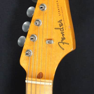 FENDER CUSTOM SHOP 1956 Stratocaster Aged Mod 2-Tone Sunburst [R19519] (07/13) image 15