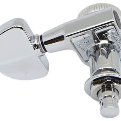 GOTOH SG301-20-MGT Locking Tuning Machines w/ Grover buttons- 3L x 3R - Chrome image 2
