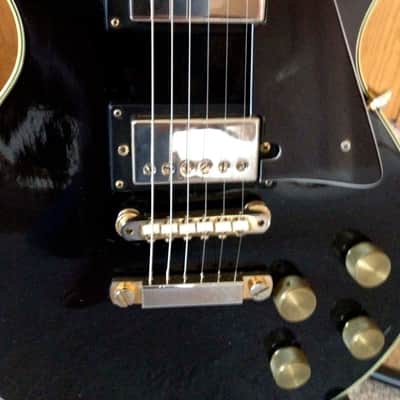 Crown Les Paul Custom 70's Black Made in Japan image 5