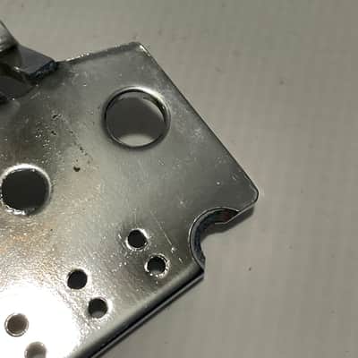 2000's Japan Jackson Licensed JT-580 Floyd Rose Tremolo Bridge Chrome Base Plate image 8