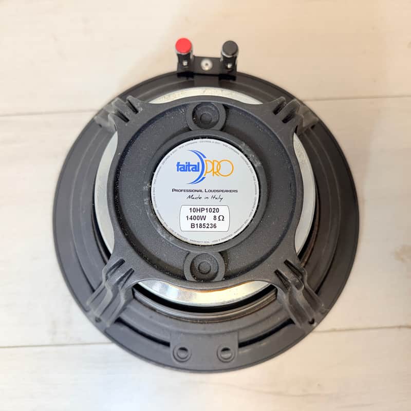 Faital Pro 10HP1020 10" Professional Loudspeaker 1400W 8Ω – Made in Italy