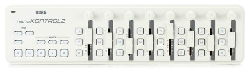 Korg nanoKONTROL2 MIDI Control Surface - White (3-pack) Bundle image 1
