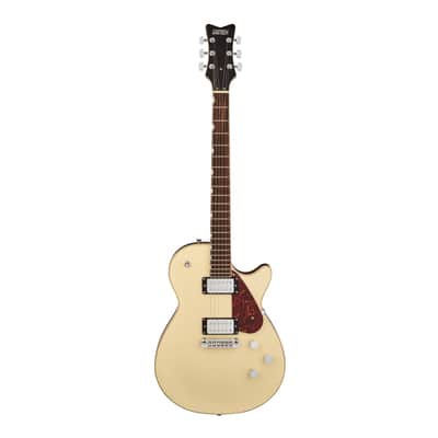 Gretsch Electromatic Jet Guitar with Chambered Mahogany Body and Rosewood Fingerboard (Vintage White) image 1