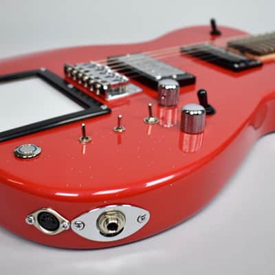 Manson Mb-1 Matt Bellamy Replica 2016 Red Glitter w/ Gig Bag and Accessories image 4