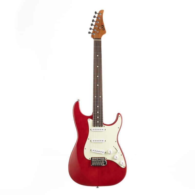 EART YMX-SG3,Roasted Book-match Mahogany Solid Body,22 Stainless Steel Frets,6-Point Synchronized Tremolo image 1