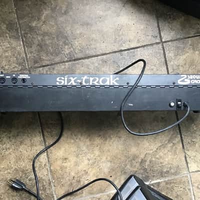 Sequential Six-Trak (Keyboard removed) 6-Voice Polyphonic Synthesizer 1984 - 1985 - Black with Wood Sides image 2