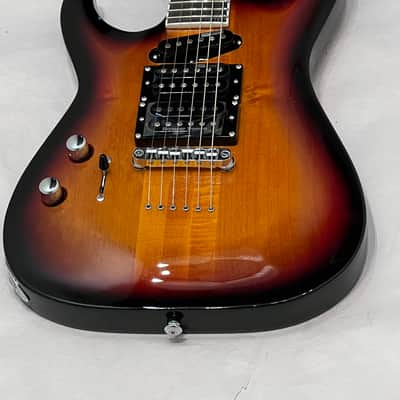 ESP LTD SC-20 Stephen Carpenter Signature Left-Handed 2023 3-Tone Burst w Case New Overstock Closeout image 2