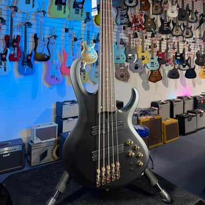Ibanez BTB Bass Workshop BTB605LM 5-string Electric Bass Guitar - Black Flat, Free Plek, 449 image 3