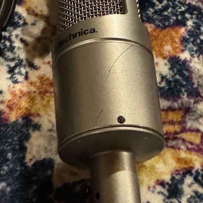Audio-Technica AT3060 Large Diaphragm Phantom Powered Cardioid Tube Condenser Microphone 2000s - Silver image 3