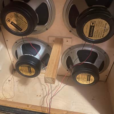 Marshall JCM 800 Lead Series Model 1982B 4x12" Straight Guitar Speaker Cabinet 1981 - 1987 - Black image 6