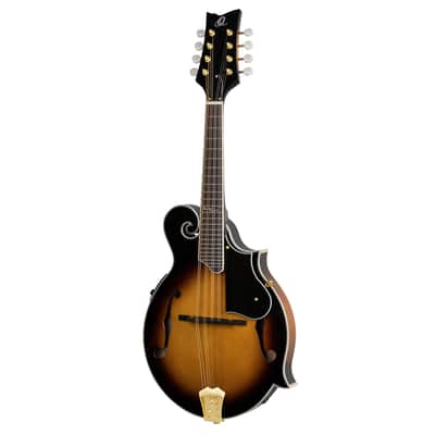 Ortega RMFE90TS F-Style Series Solid Spruce Top Maple Neck 8-String Acoustic-Electric Mandolin w/Deluxe Gig Bag image 6
