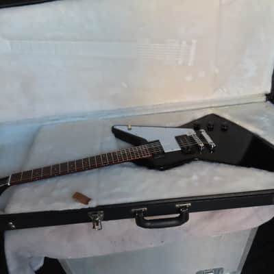 GIBSON 2012 76' REISSUE EXPLORER STANDARD EBONY 1 OWNER near MINT! with PAPERWORK! image 24