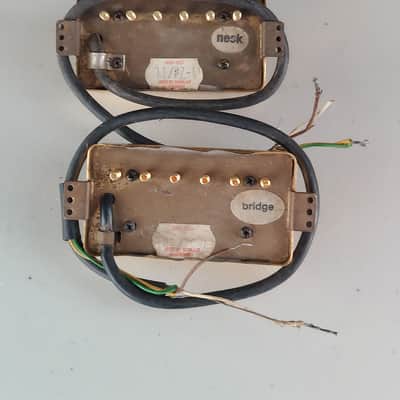 1990's Schaller Humbucker Pickup Set - Neck 7.73k Bridge 8.19k image 2