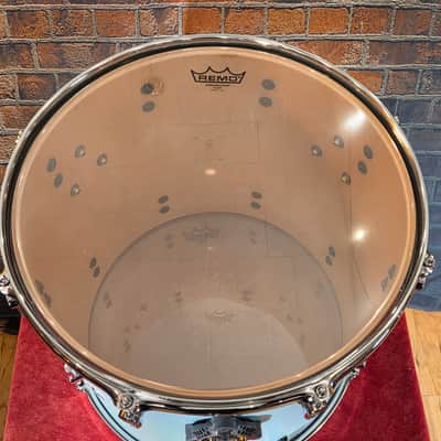 Sonor SQ1 16x15" Birch Floor Tom Cruiser Blue Satin w/ Legs image 17