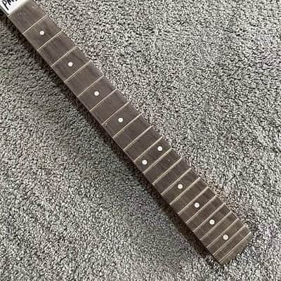 Black Left Handed Strat Style Guitar Neck, Rosewood 22 Frets Fingerboard image 3