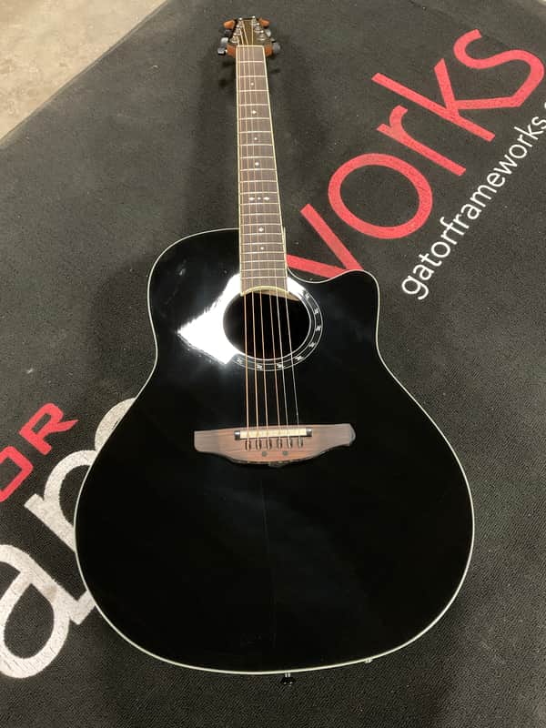 Ovation Timeless Balladeer Deep Contour Acoustic-Electric Guitar -2771Ax-5 – G Gloss image 1