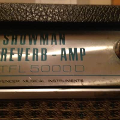 1968 Fender Showman Reverb TFL 5000D Amp. Twin Reverb in a head. image 2