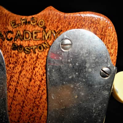 Vintage Elias Howe Academy 1900s natural Bowl back Mandolin "Restored" image 4