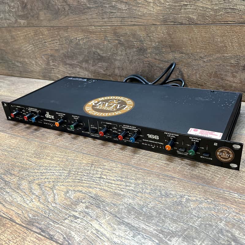 Revive Audio Modified: Vintage-Dbx 166 Dual Compressor, Limiter, Gate, Hot Rodded, W/Vca Upgrade+Germanium image 1