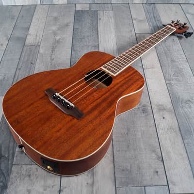Lanikai MA-EBU Mahogany 'Electric Bass' Ukulele, Incl Gig Bag image 7