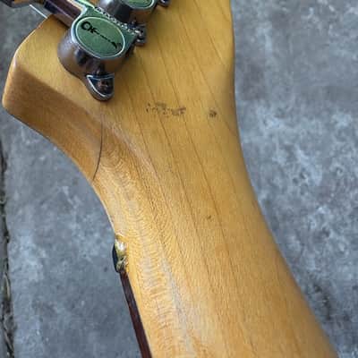 Charvette by Charvel Model 100 Black 1990s Reverse Headstock image 12