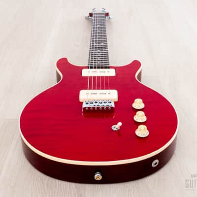 1982 Hamer USA Sunburst Special Double Cut Flame Top Custom Order w/ Lollar P-90s, Case image 11