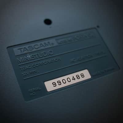 Serviced TASCAM Porta 02 mkII Ministudio (New Belts) 2000s - Blue image 13