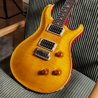 PRS Custom 24 10-Top 2006 - Vintage Yellow image 3