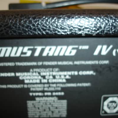 2014 Fender Mustang IV (V.2) Combo Guitar Amp w/ Footswitch image 10