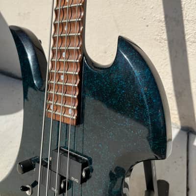 B.C. Rich Mockingbird Neck Through US made Bass Rare Scalloped 1987-1989 MIA image 6