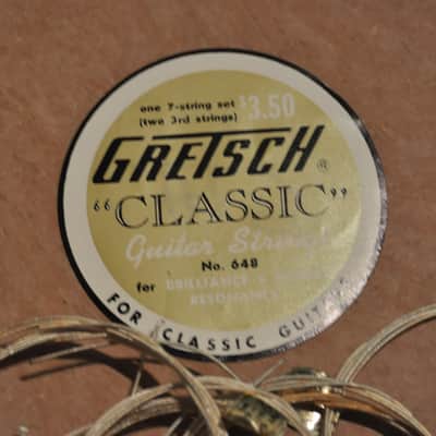 Gretsch 'Classic' Guitar strings set - 1950's "T" roof logo in original box image 1