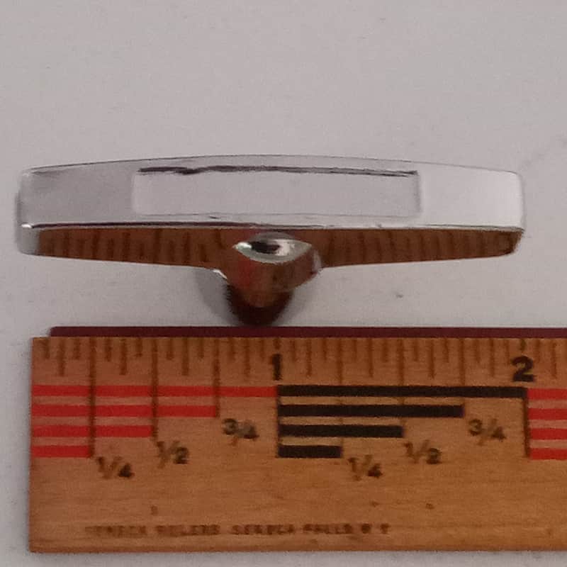 Ludwig 5/16"-18 Wing-Nut No-Logo T-Handle Chrome Rocker Classic Maple Female USA image 1