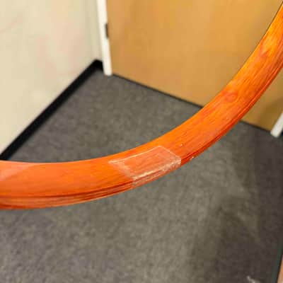 Yamaha Oak Custom 22" Bass Drum Hoop Pair in York Honey Amber (Rm 4) image 3