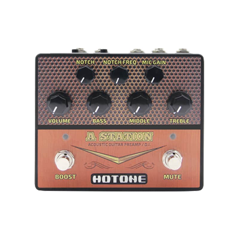 Hotone A Station Acoustic Guitar Preamp/DI image 1