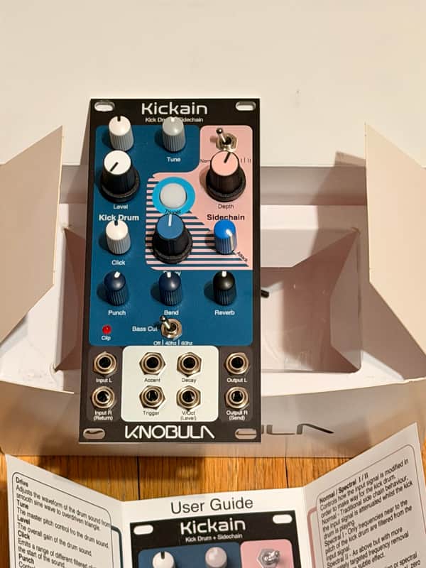 Knobula Kickain Kick Drum & Sidechain Eurorack Module 2022 - | Reverb