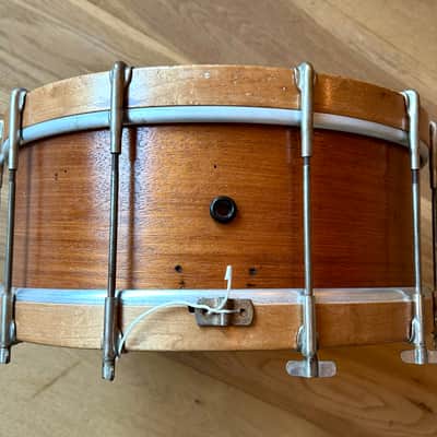 Leedy Single Tension 1-ply Solid Mahogany 1910's - Clear Nitro Lacquer image 10