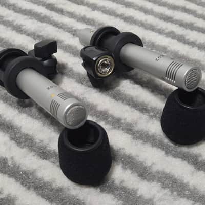 Samson C02 Small-Diaphragm Supercardioid Pencil Condenser Mics (Stereo Pair) 2010s - Silver image 4