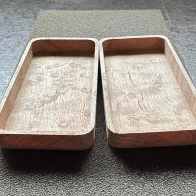 Guilford 4A Birdseye Maple Humbucker cover set - No Poles - Stainable and ready for finish of choice image 3
