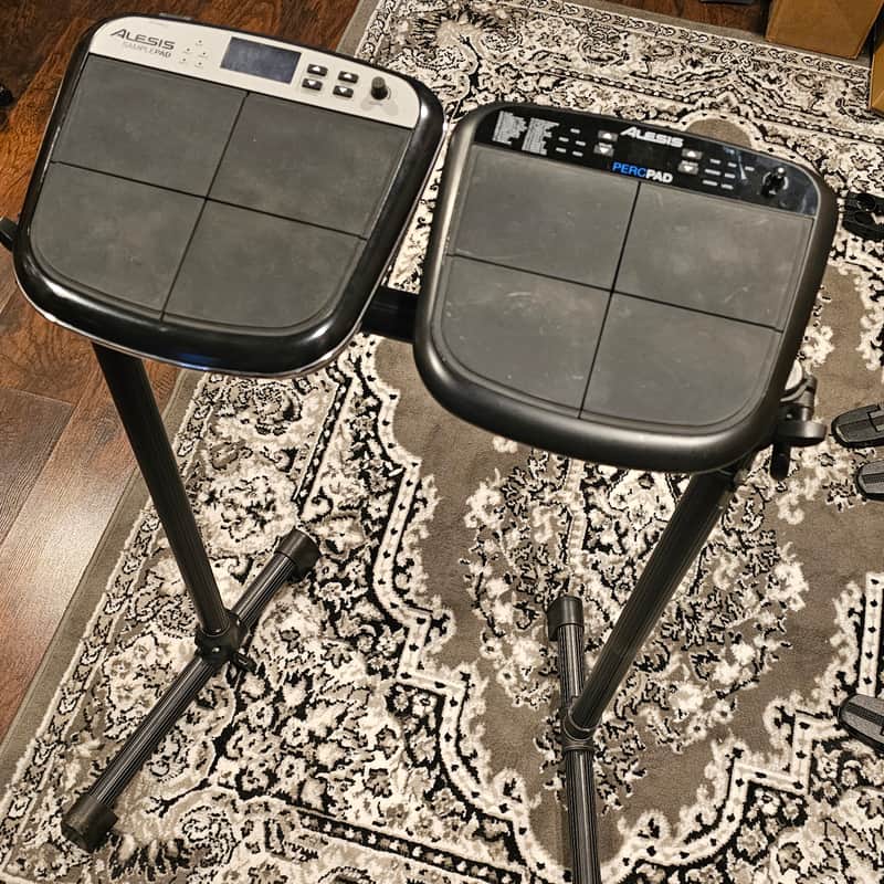 Alesis SamplePad and PercPad with stand image 1