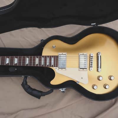 Left-Handed 2017 Gibson Les Paul Tribute T - Satin Gold Top image 2