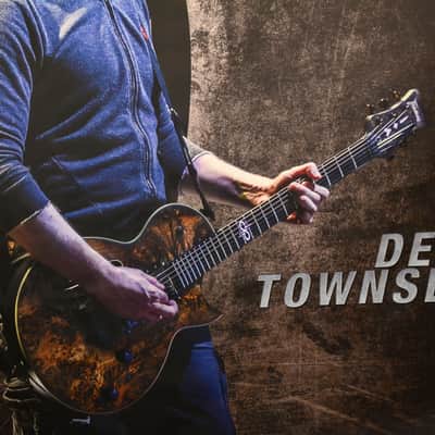 Huge 6.5x7.5 Ft. Framus Stormbender NAMM Booth Poster of 'Metal Maniac' - "Devin Townsend " image 4
