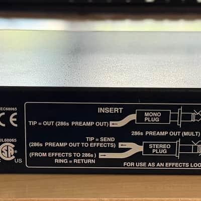 dbx 286s Microphone Preamp Processor 2010s - Silver image 2